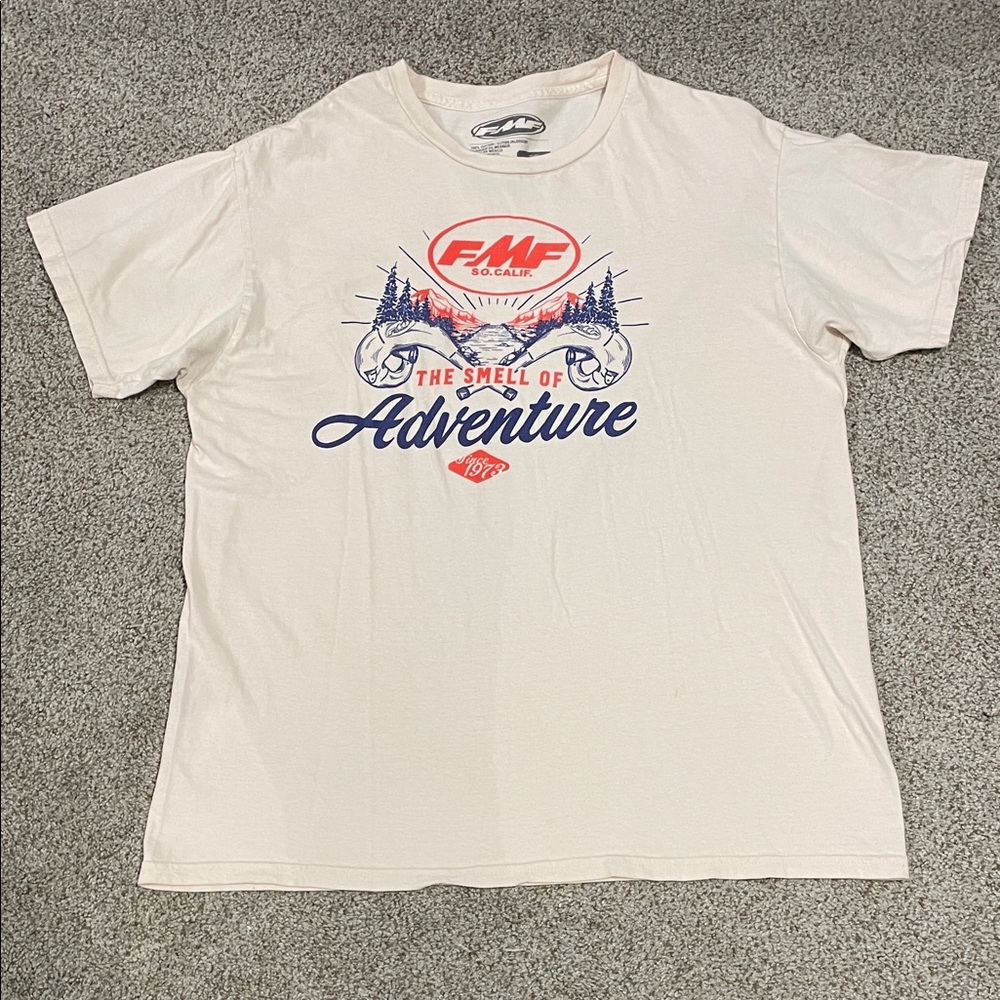 FMF Cream Adventure T-Shirt